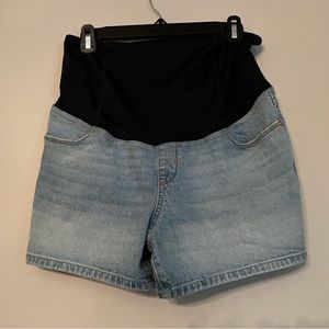 Isabel Maternity Jean Shorts NEW